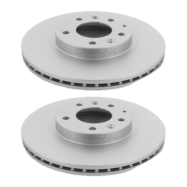 2 Brake Discs vented Ø 290 mm TRISCAN Brake-Expertise for MAZDA MX-5