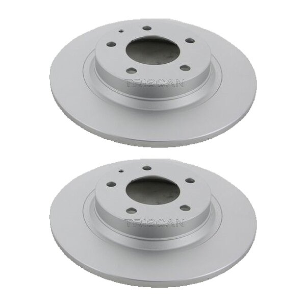 2 Bremsscheiben voll Ø 280 mm TRISCAN Bremsen-Expertise für u.a. MAZDA 6