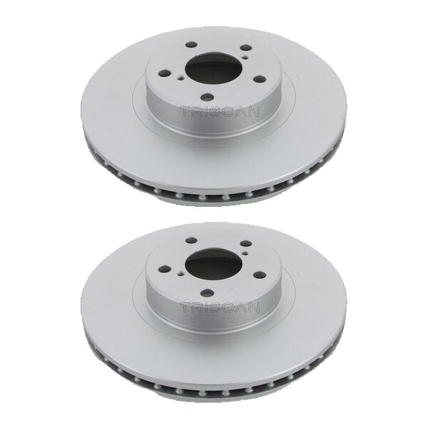 2 Bremsscheiben belüftet Ø 277 mm TRISCAN für u.a. SUBARU FORESTER