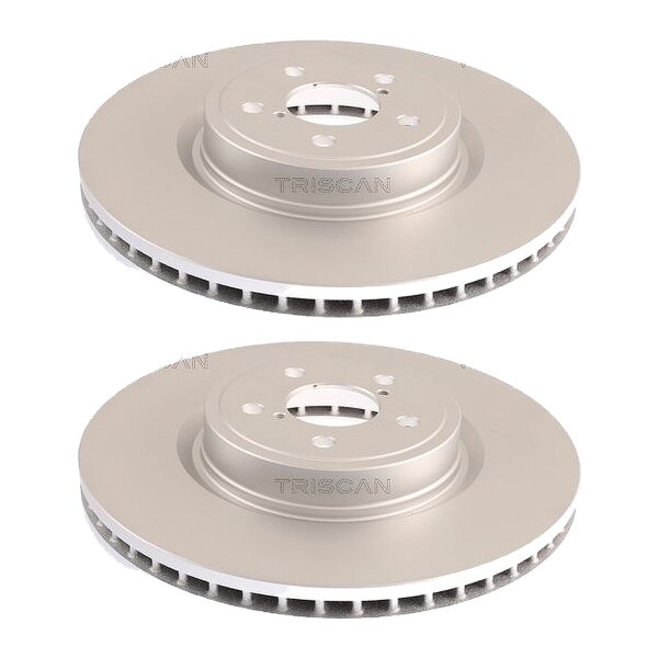 2 Brake Discs vented Ø 316 mm TRISCAN for e.g. SUBARU OUTBACK