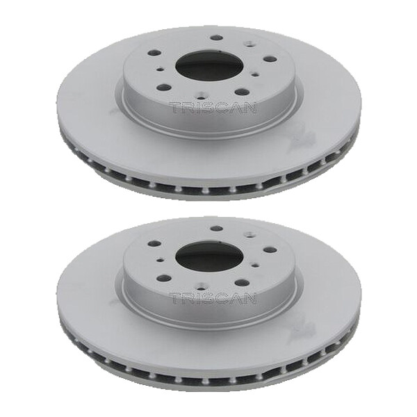 2 Brake Discs vented Ø 280 mm TRISCAN suitable for SUZUKI SX4 and others