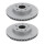 2 Brake Discs vented Ø 280 mm TRISCAN suitable for SUZUKI SX4 and others