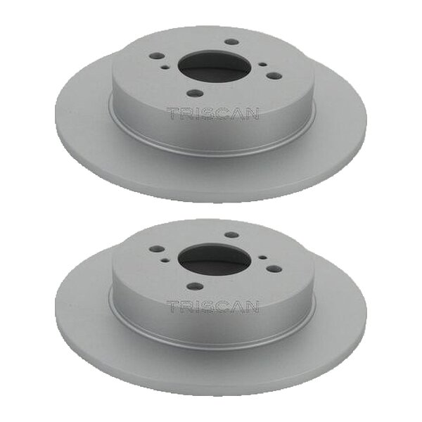 2 Bremsscheiben voll Ø 258 mm TRISCAN...