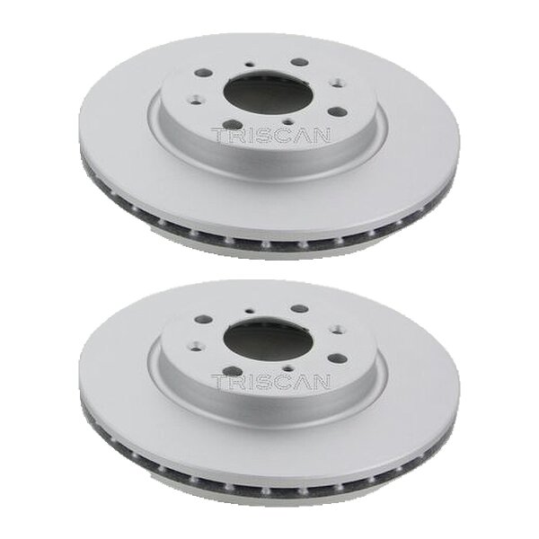 2 Bremsscheiben belüftet Ø 256 mm TRISCAN Bremsen-Expertise für SUZUKI SWIFT