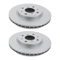 2 Bremsscheiben belüftet Ø 256 mm TRISCAN...