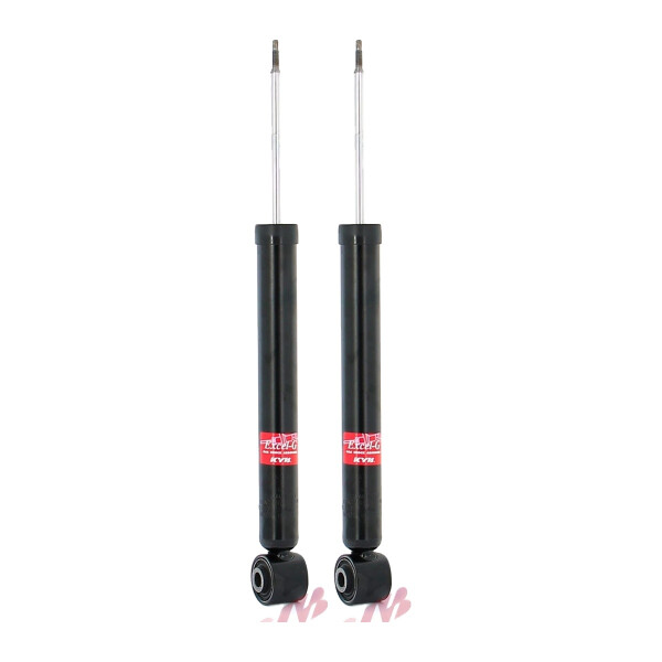 Shock Absorber set rear axle gas pressure telescopic KYB for e.g. OPEL CORSA