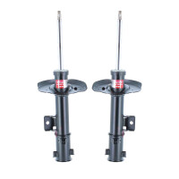 Shock Absorber set front axle gas pressure strut KYB for...