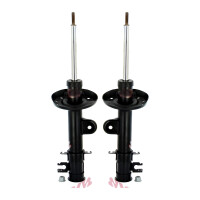 Shock Absorber set front axle gas pressure strut KYB for...