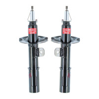 Shock Absorber set front axle gas pressure strut KYB for...