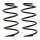 Suspension spring set front axle coil spring KYB IAM-Expertise for OPEL ADAM
