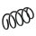 Suspension spring set front axle coil spring KYB IAM-Expertise for OPEL ADAM