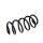 Suspension spring set front axle coil spring KYB for e.g. VW PASSAT
