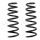 Suspension spring set front coil spring KYB Aftermarket-Expertise for BMW X6