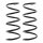 Suspension spring set front axle coil spring Ø 122 mm KYB for e.g. DACIA LODGY