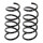 Suspension spring set front coil spring Ø 123 mm KYB for e.g. DACIA DOKKER