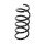 Suspension spring set front coil spring Ø 123 mm KYB for e.g. DACIA DOKKER