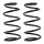 Suspension spring set front axle coil spring Ø 159 mm KYB for FORD KUGA