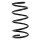 Suspension spring set front axle coil spring Ø 160 mm KYB for FORD KUGA
