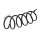 Suspension spring set front axle coil spring Ø 128 mm KYB for LANCIA YPSILON