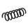 Suspension spring set front axle coil spring Ø 118 mm KYB for VW TOUAREG