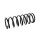 Suspension spring set coil spring Ø 151 mm KYB for e.g. LAND ROVER DEFENDER