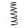 Suspension spring set front axle coil spring Ø 115 mm KYB for BMW 5 Series