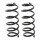 Suspension spring set front axle coil spring Ø 123 mm KYB for AUDI Q5
