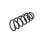 Suspension spring set front axle coil spring Ø 115 mm KYB for BMW 5 Series