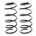 Suspension spring set front coil spring Ø 144 mm KYB for e.g. CHEVROLET AVEO
