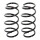 Suspension spring set front axle coil spring Ø 134 mm KYB for FORD FIESTA
