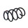 Suspension spring set front axle coil spring Ø 148 mm KYB for e.g. OPEL ADAM