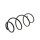 Suspension spring set front coil spring Ø 139 mm KYB for e.g. RENAULT TWINGO