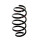 Suspension spring set front coil spring Ø 139 mm KYB for e.g. SEAT ALHAMBRA