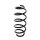 Suspension spring set front axle coil spring Ø 142 mm KYB for e.g. VW PASSAT