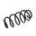 Suspension spring set front axle coil spring Ø 142 mm KYB for e.g. VW PASSAT