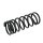 Suspension spring set front Ø 151 mm KYB for e.g. LAND ROVER DEFENDER