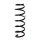 Suspension spring set front axle coil spring Ø 117 mm KYB for BMW 5 Series