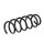 Suspension spring set front axle coil spring Ø 121 mm KYB for BMW 5 Series