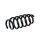 Suspension spring set front axle coil spring Ø 124 mm KYB for e.g. VOLVO S90