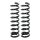 Suspension spring set front axle coil spring Ø 109 mm KYB for NISSAN NAVARA