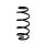 Suspension spring set front coil spring Ø 153 mm KYB for e.g. CITROËN JUMPY