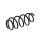 Suspension spring set front coil spring Ø 153 mm KYB for e.g. CITROËN JUMPY