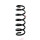 Suspension spring set front axle coil spring Ø 117 mm KYB for BMW 5 Series
