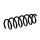 Suspension spring set front axle coil spring Ø 117 mm KYB for BMW 5 Series