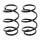 Suspension spring set front coil spring Ø 158 mm KYB for e.g. MINI COUNTRYMAN