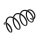 Suspension spring set front axle coil spring Ø 156 mm KYB for e.g. FORD FOCUS