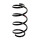 Suspension spring set front axle coil spring Ø 155 mm KYB for e.g. FORD FOCUS
