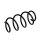 Suspension spring set front axle coil spring Ø 155 mm KYB for e.g. FORD FOCUS