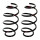 Suspension spring set front axle coil spring Ø 180 mm KYB for KIA SORENTO