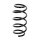 Suspension spring set front axle coil spring Ø 155 mm KYB for RENAULT KANGOO